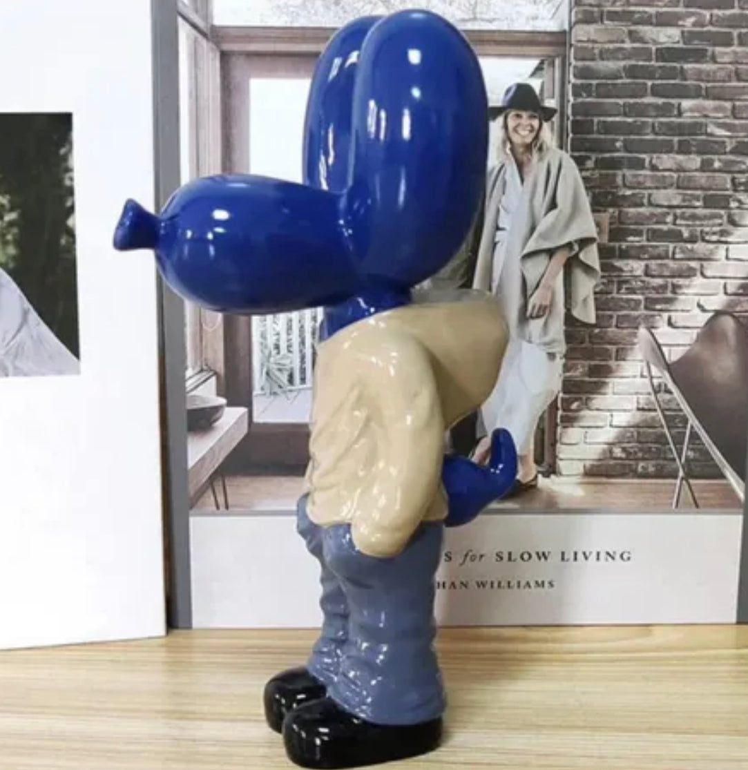 Ballon dog resina