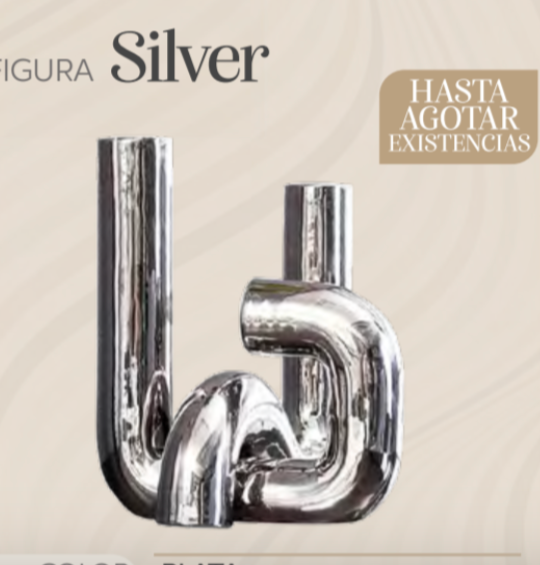 SET 2 TUBOS SILVER