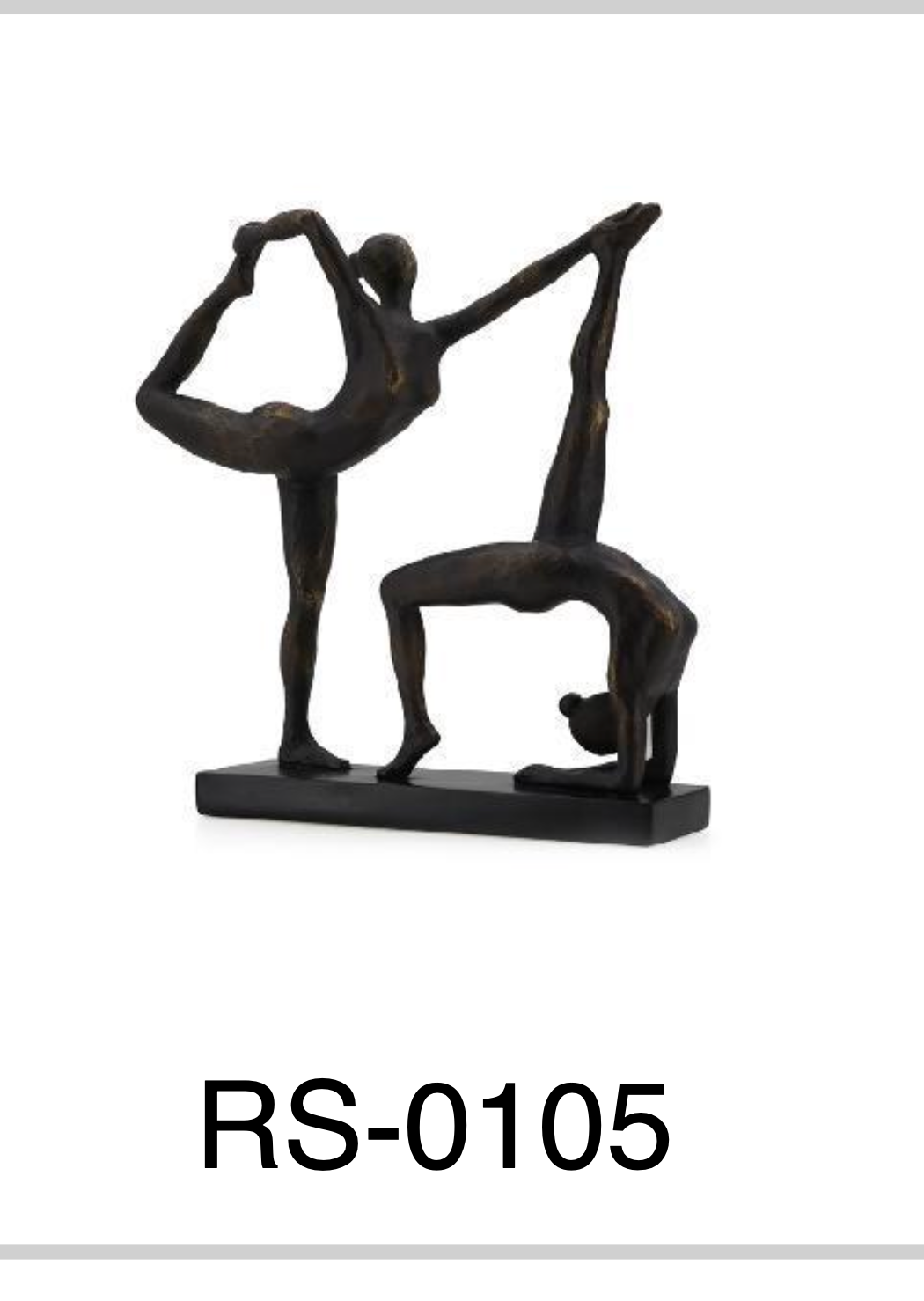 Figura Decorativa Gimnasia artisticas Simple en resina