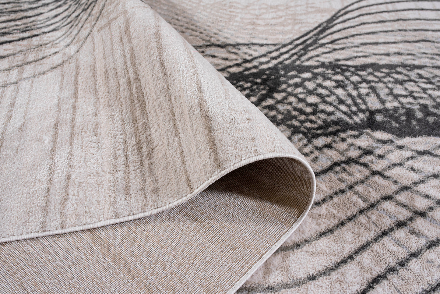TAPETE LARIA 1060C CHARCOAL-TAUPE