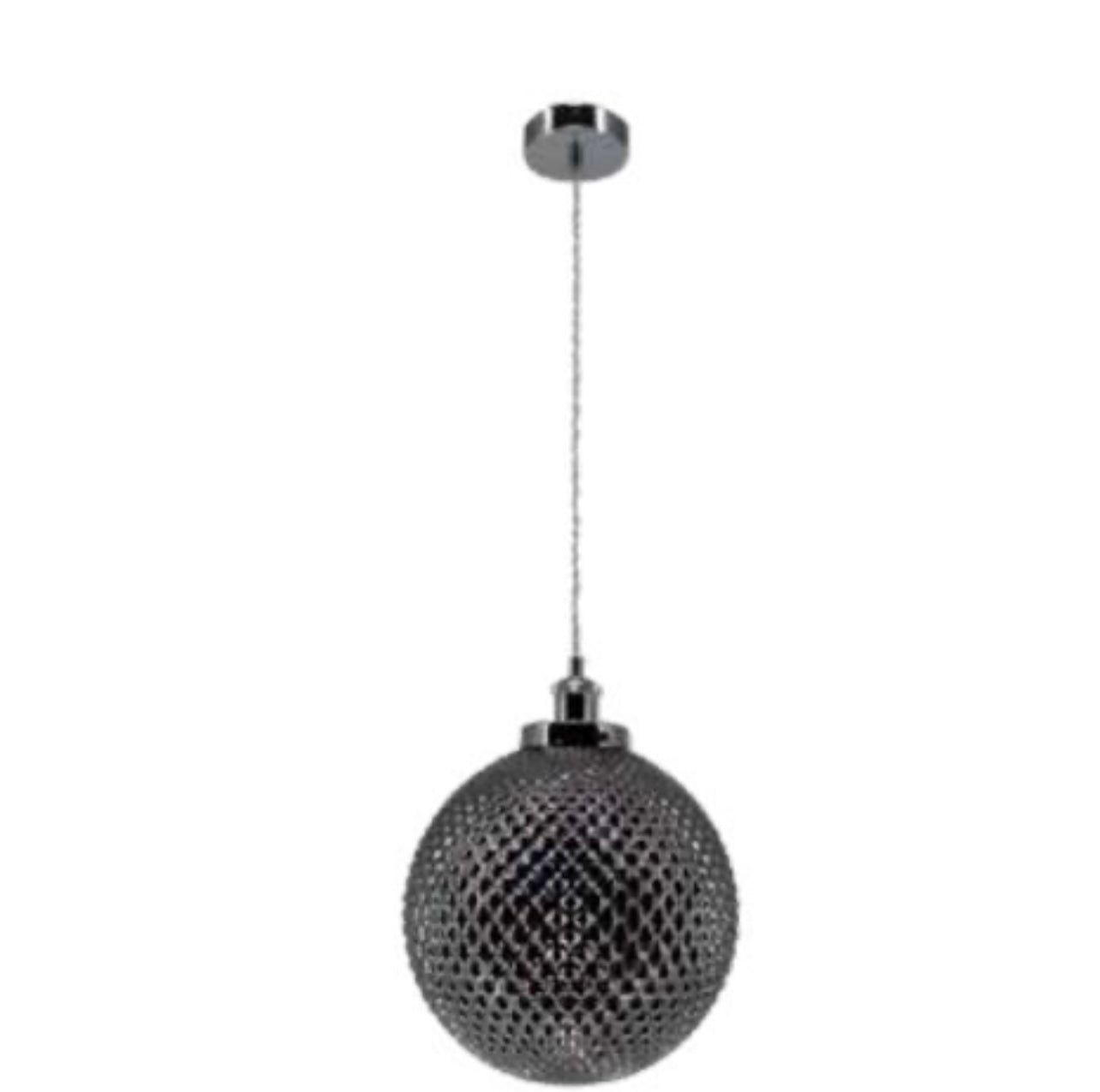 colagante esfera plata