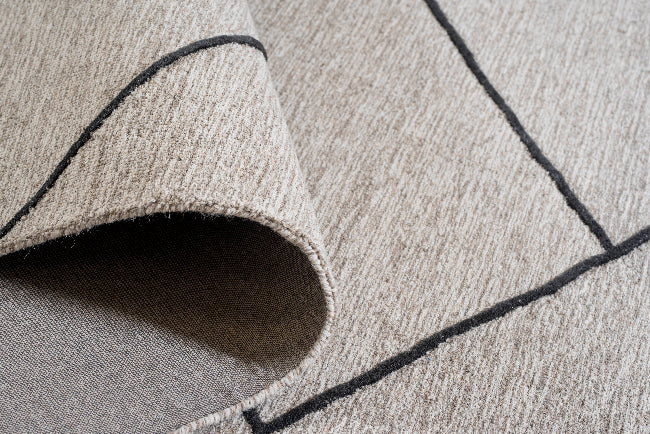 TAPETE ENORA 125N CHARCOAL TAUPE
