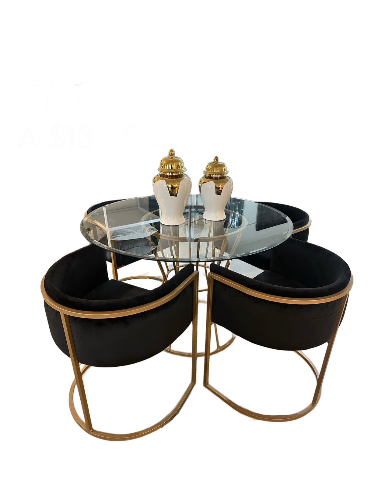 Comedor Noelia cristal