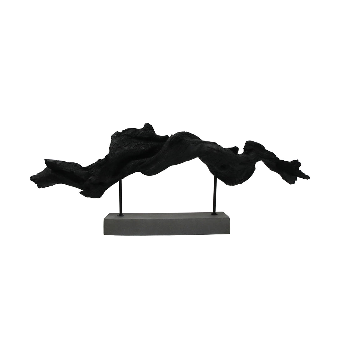 Escultura Decorativa Abstracta en Resina con soporte