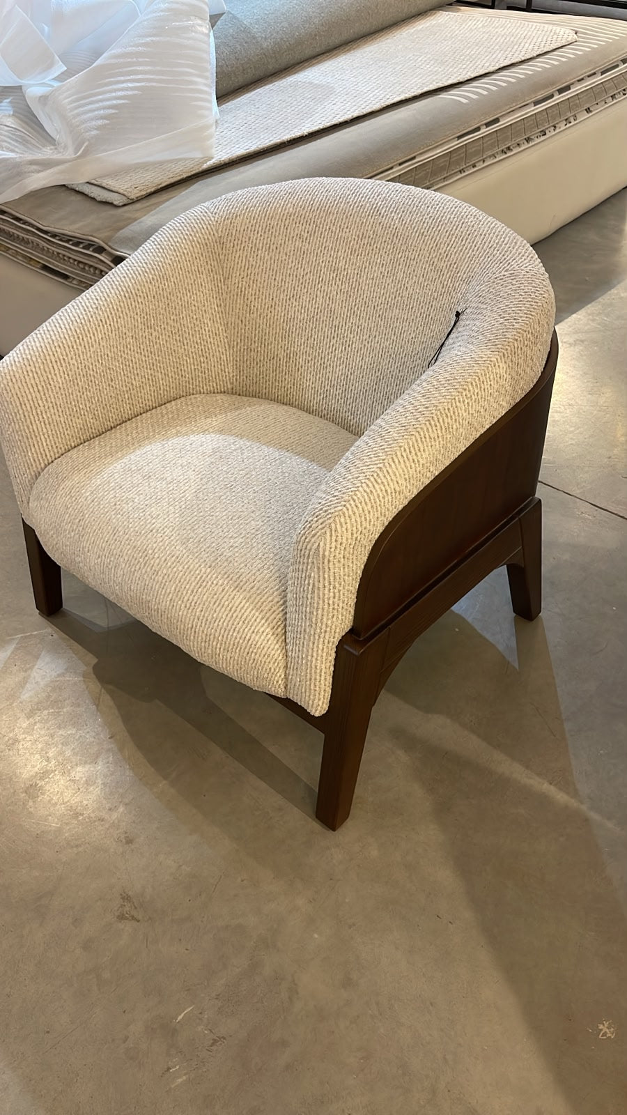 Sillon individual respaldo con madera
