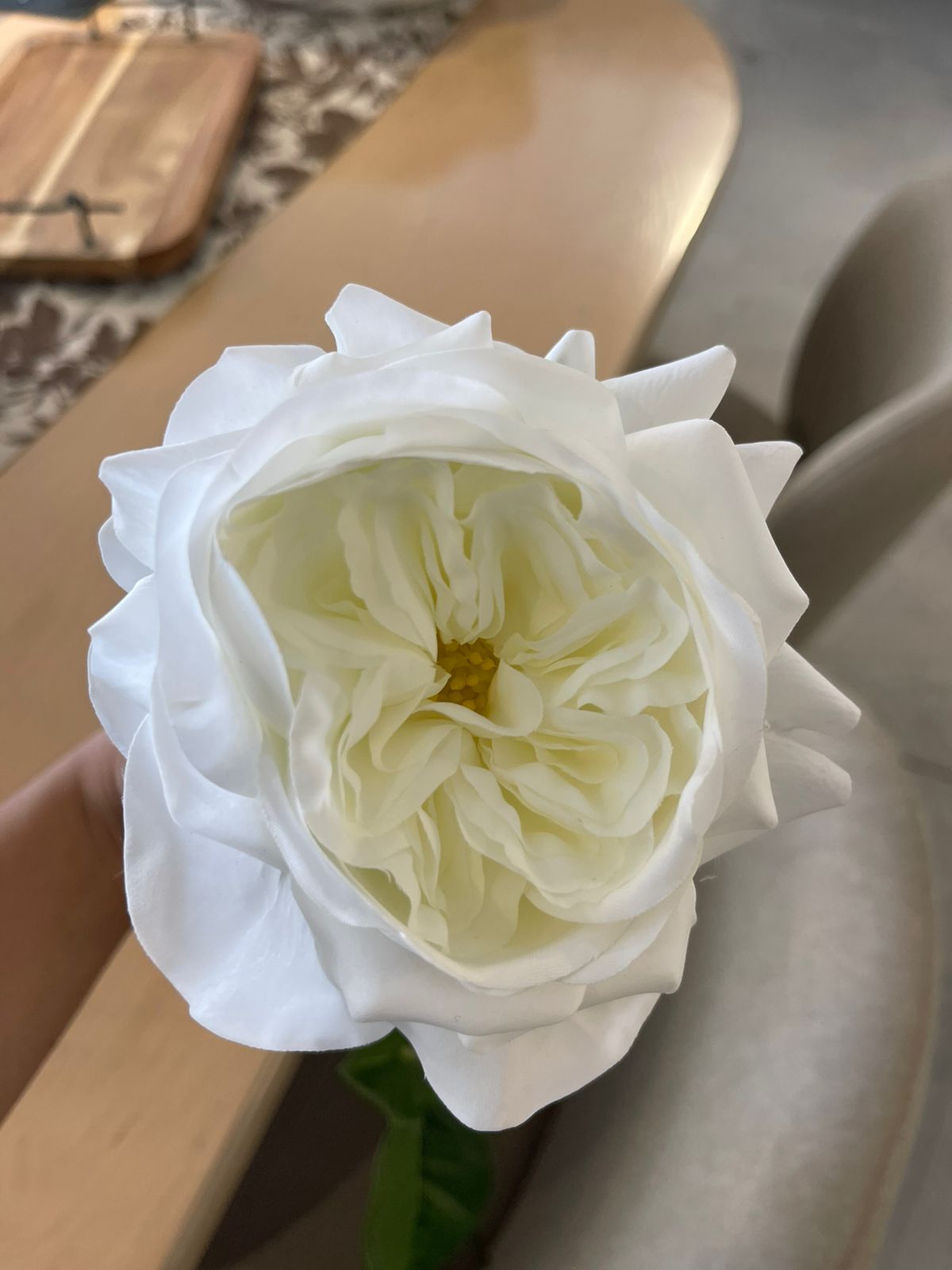 ROSA ARTIFICIAL COLOR BLANCO