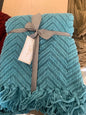Cobija azul aqua