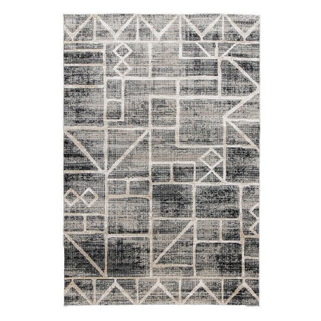 TAPETE KALE 1091C GRIS-NEGRO