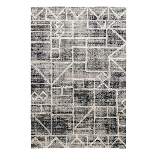 TAPETE KALE 1091C GRIS-NEGRO