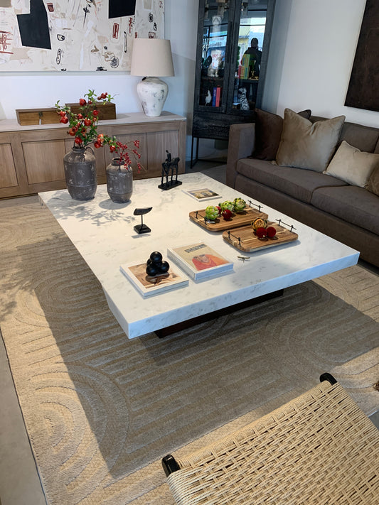 Mesa central marmol