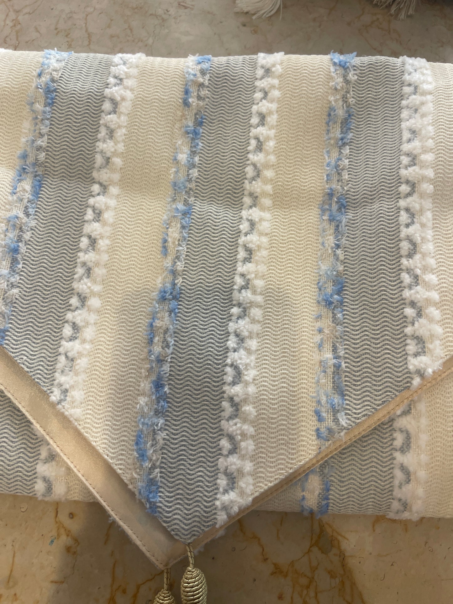 camino beige/ azul