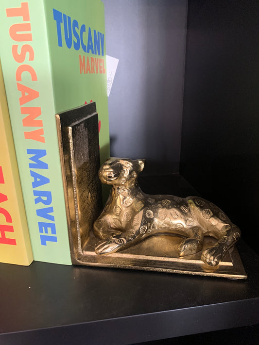Porta libros leopardo