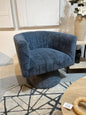 Sillón Giratorio azul