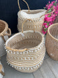 SET CANASTOS BEIGE