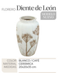 FLORERO BLANCO DIENTE DE LEON