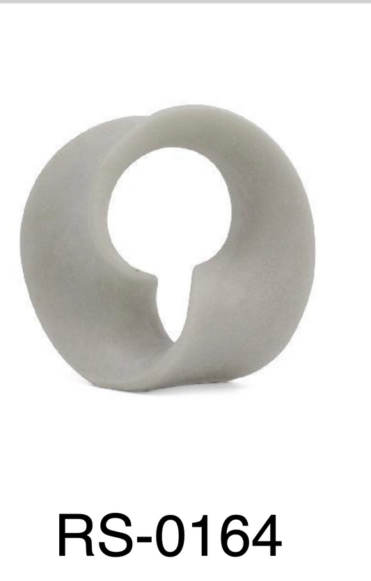Escultura Decorativa Circular en Resina Simulación Granito II