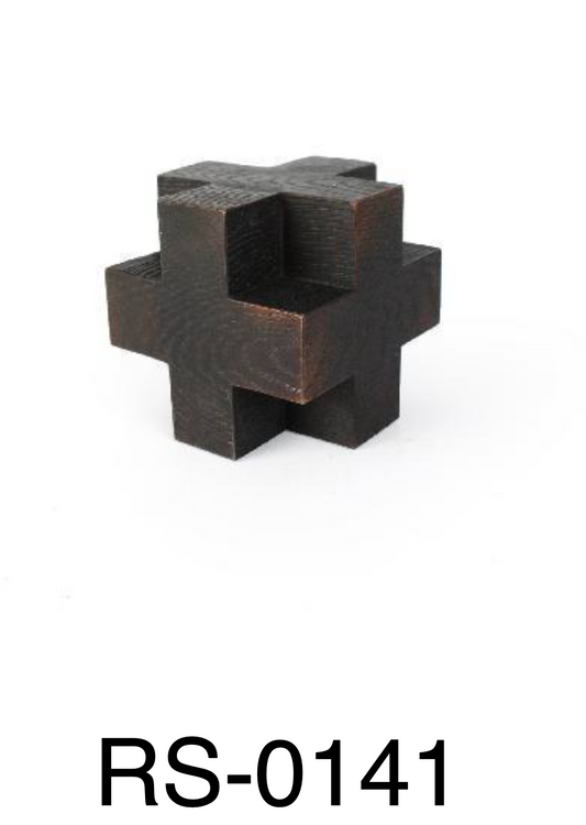 Accesorio Decorativa Cruz Geometrica en Resina II