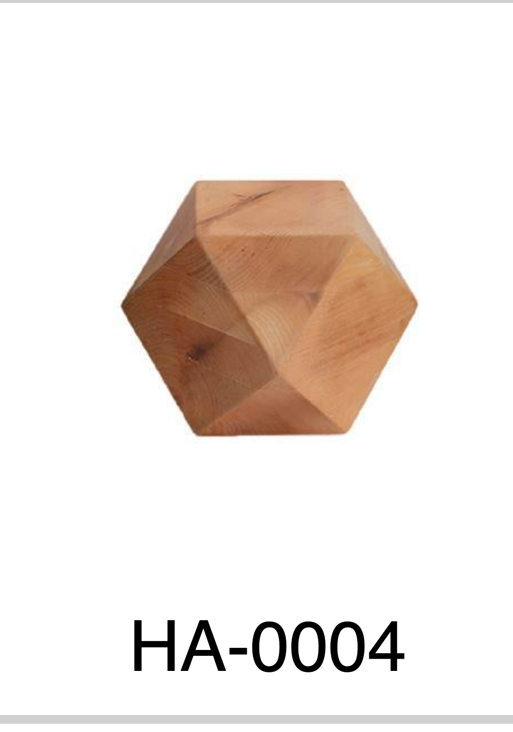 Accesorio Decorativo de Madera, cubo Katsu GDE