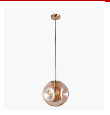Candil Esfera Cristal