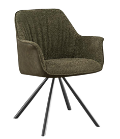 SILLA CHAD VERDE PATA NEGRA CY03-V-LW