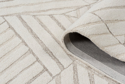 TAPETE LENA 116N IVORY GRIS