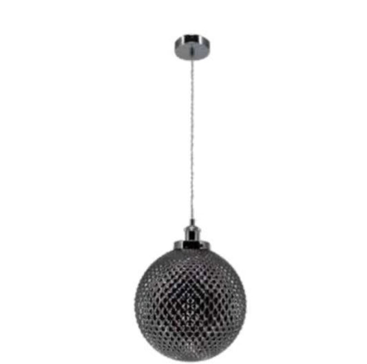 colagante esfera plata