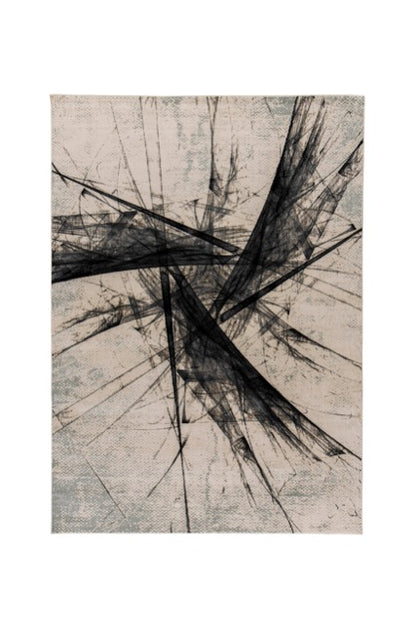TAPETE KALE 1058C NEGRO-GRIS