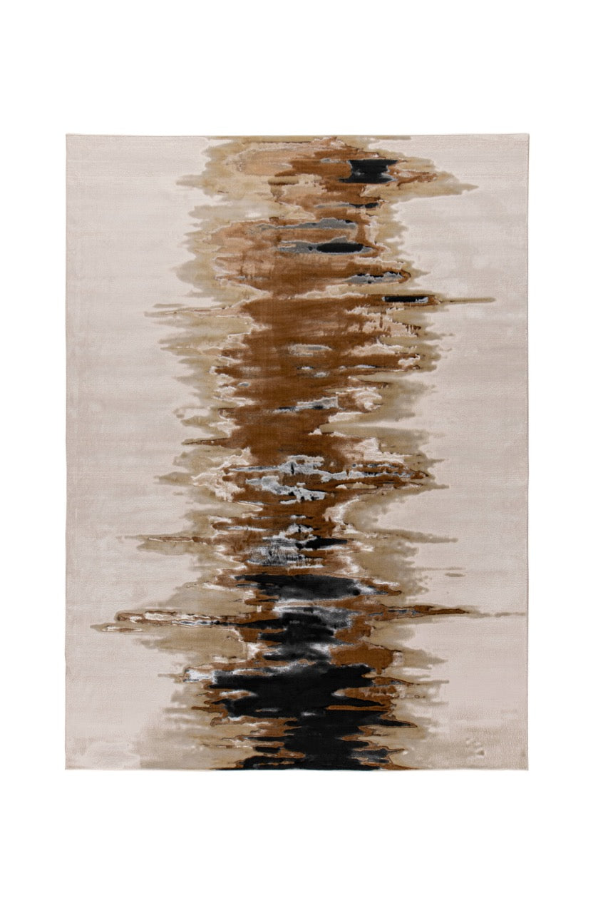 TAPETE CARAT 1057C NEGRO-OCRE