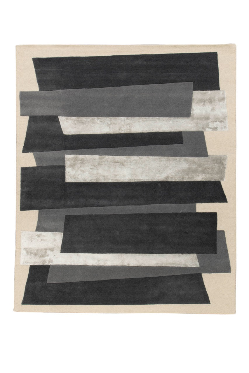 TAPETE HANA 120N AZUL-GRIS