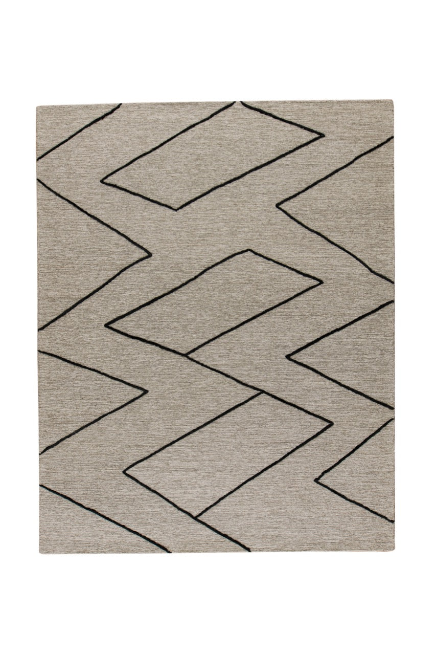 TAPETE ENORA 125N CHARCOAL TAUPE
