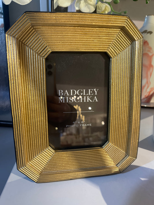 porta retrato dorado