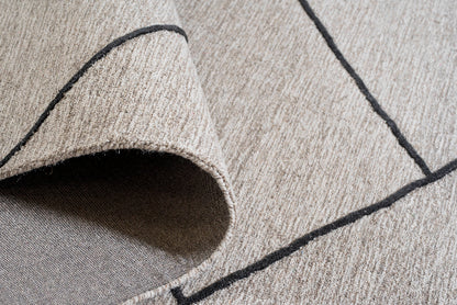 TAPETE ENORA 125N CHARCOAL TAUPE