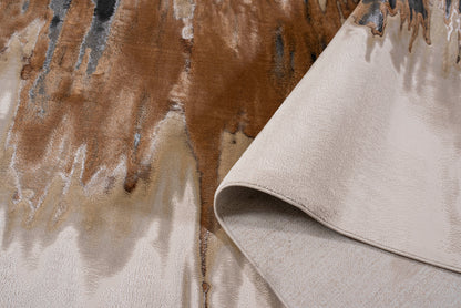 TAPETE CARAT 1057C NEGRO-OCRE