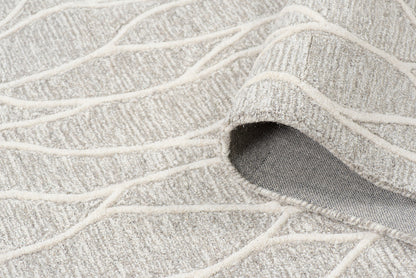 TAPETE ENORA 112N GRIS IVORY