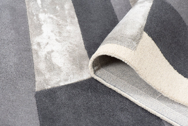 TAPETE HANA 120N AZUL-GRIS