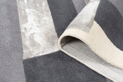 TAPETE HANA 120N AZUL-GRIS