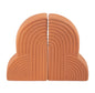 Sujeta libros terracota
