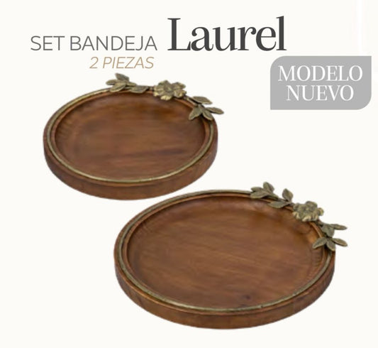 Set 2 charolas laurel