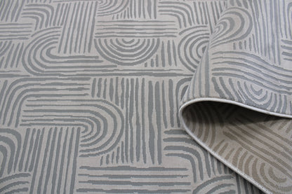 TAPETE ATMER 1080C GRIS-IVORY