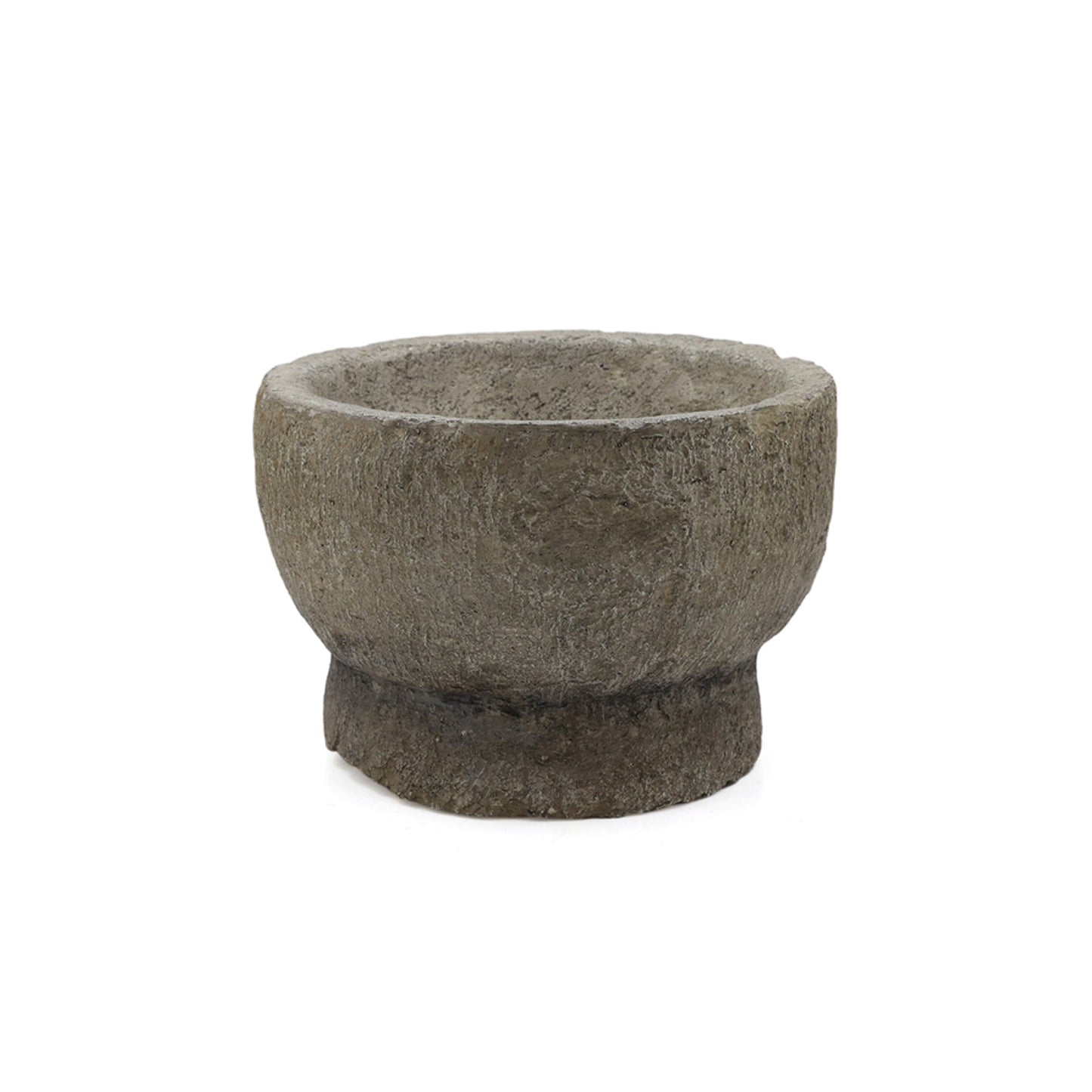 Bowl con Soporte de Resina Simulación Piedra GDE