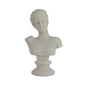 Escultura Decorativa Busto en Resina Acabado Blanco I