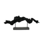 Escultura Decorativa Abstracta en Resina con soporte